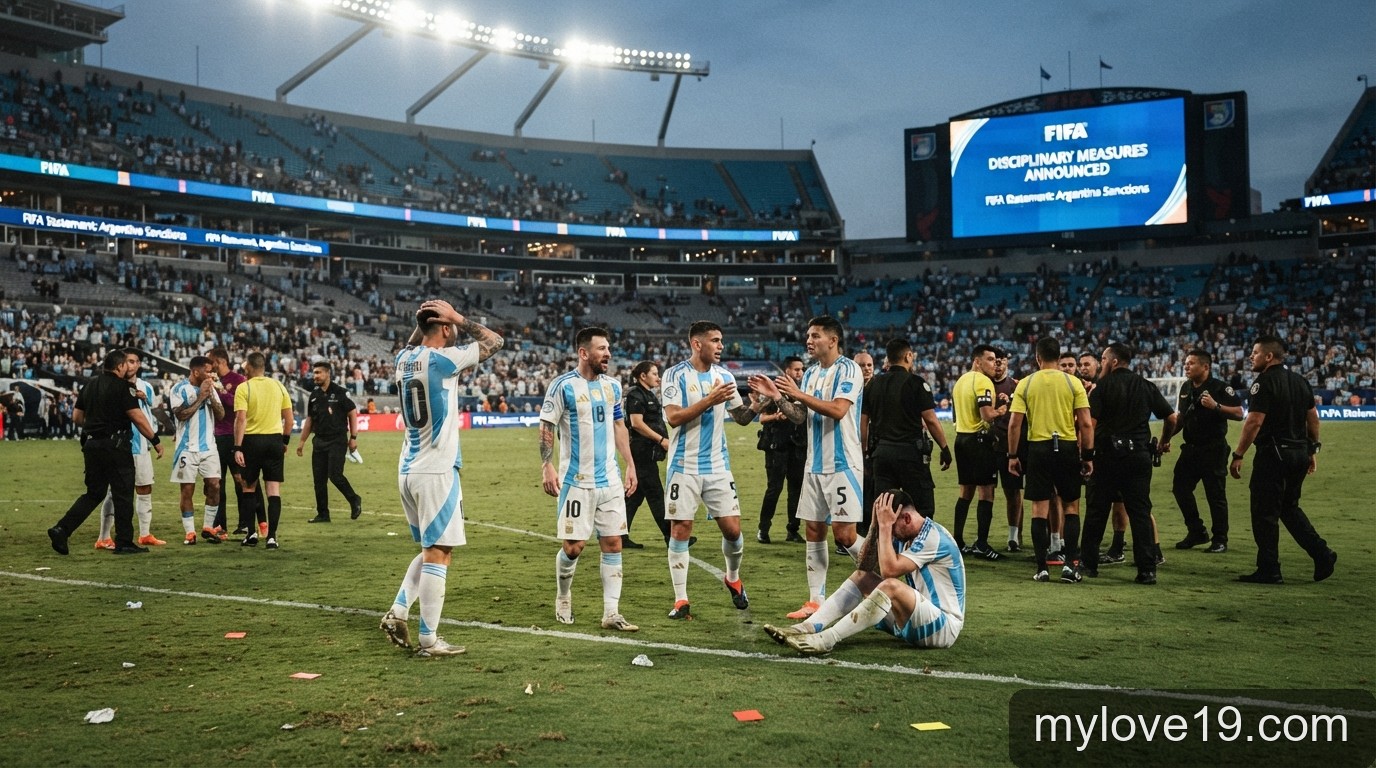 Hậu World Cup 2026: FIFA mạnh tay trừng phạt Argentina sau vụ ẩu đả tại chung kết